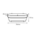 vibia campana balkonbak allin1 70cm poederroze